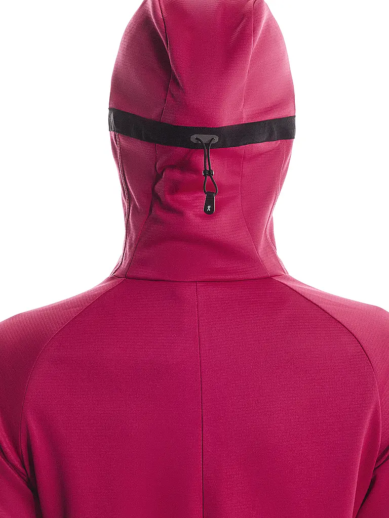 ON | Chaqueta de running con capucha Climate para mujer |