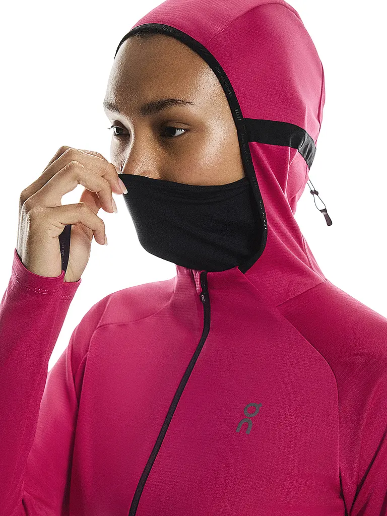 ON | Chaqueta de running con capucha Climate para mujer |