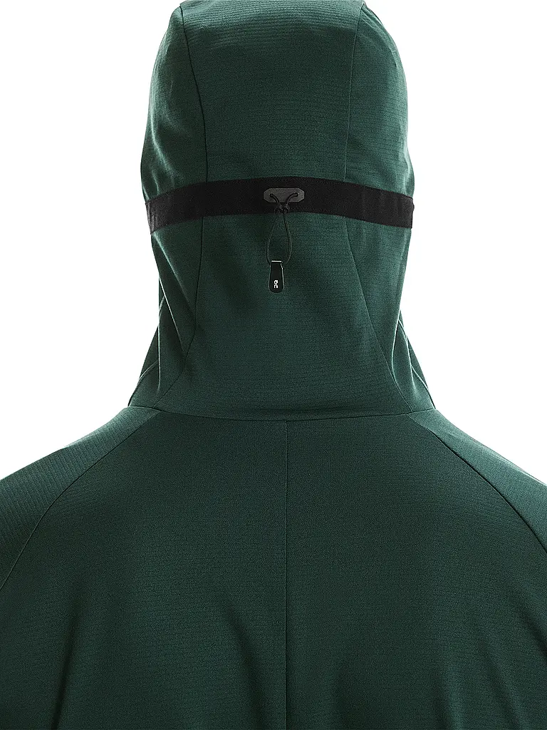ON | Chaqueta de running para hombre Climate con cremallera y capucha |