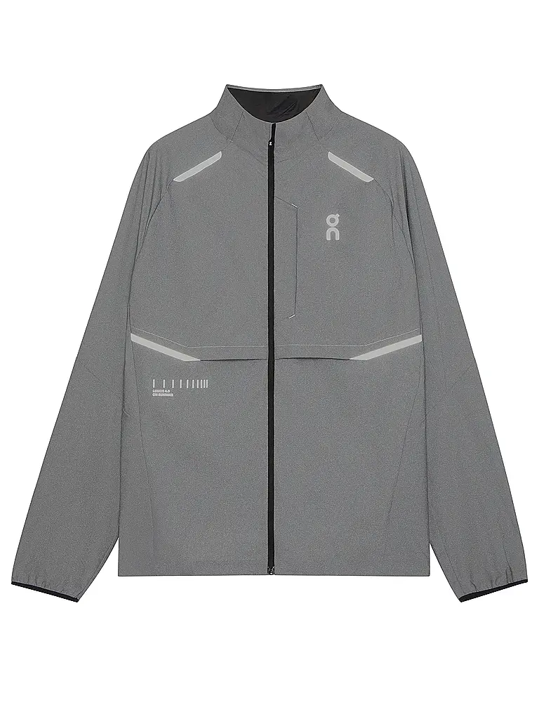 ON | Chaqueta de running para hombre Weather Lumos | Negro