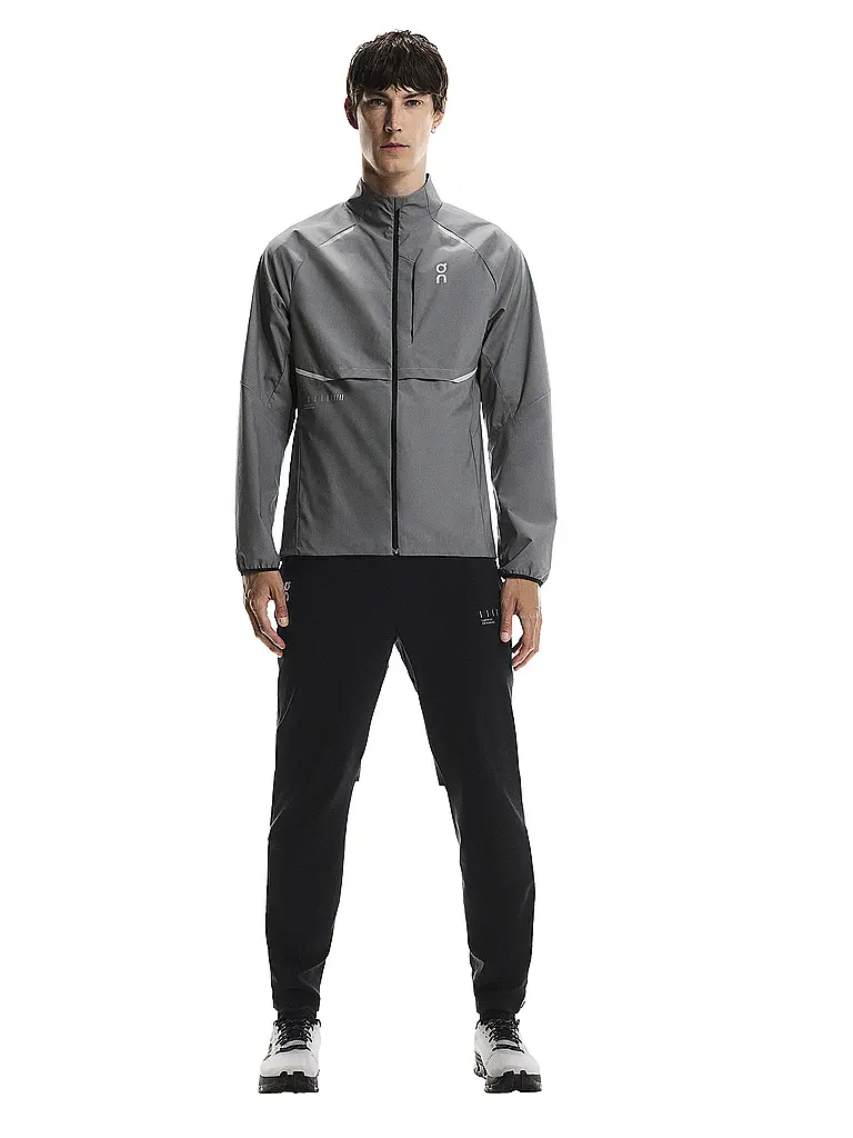 ON | Chaqueta de running para hombre Weather Lumos | Negro