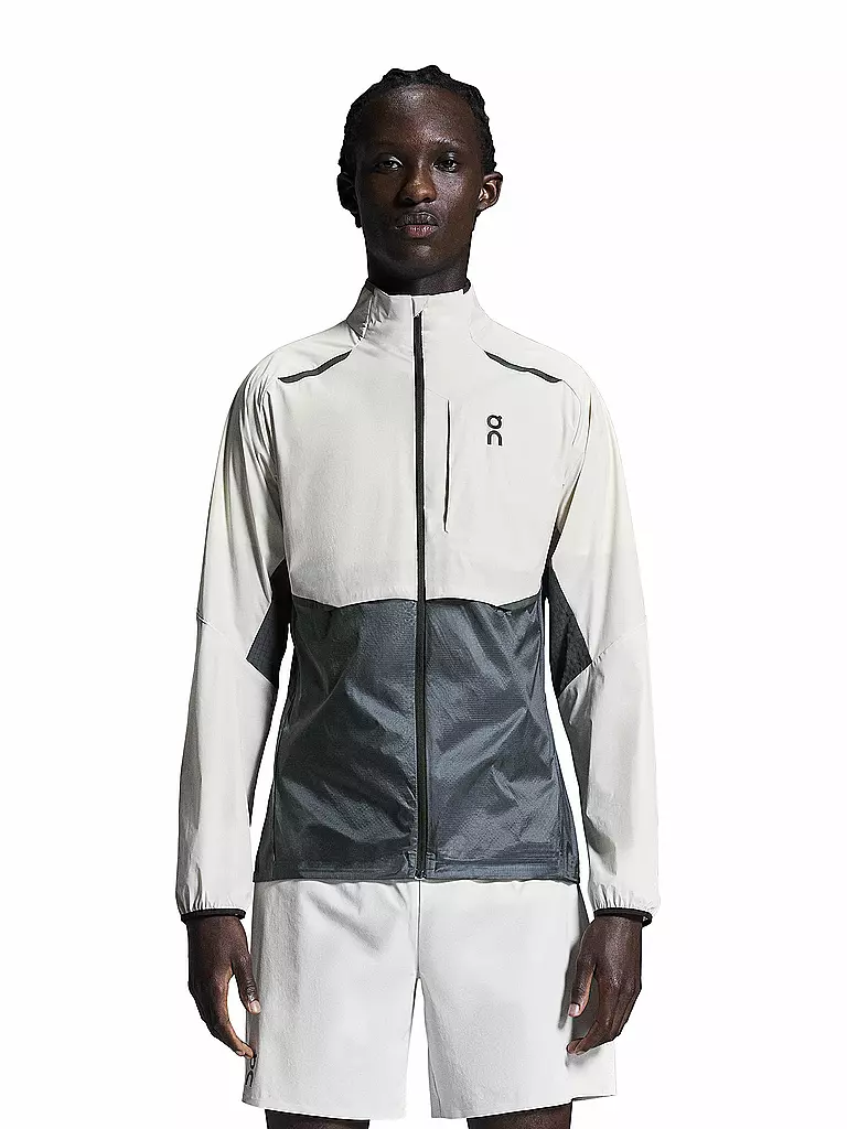 ON | Chaqueta de running Weather para hombre | Plata