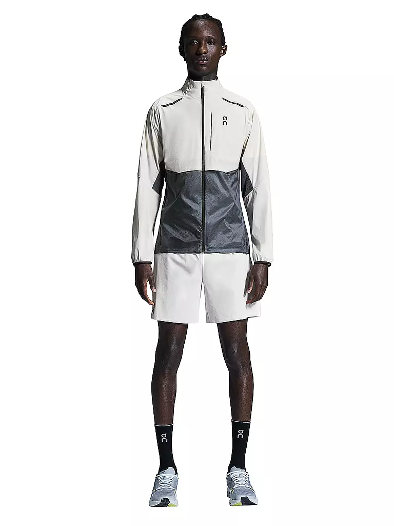 ON | Chaqueta de running Weather para hombre | Plata