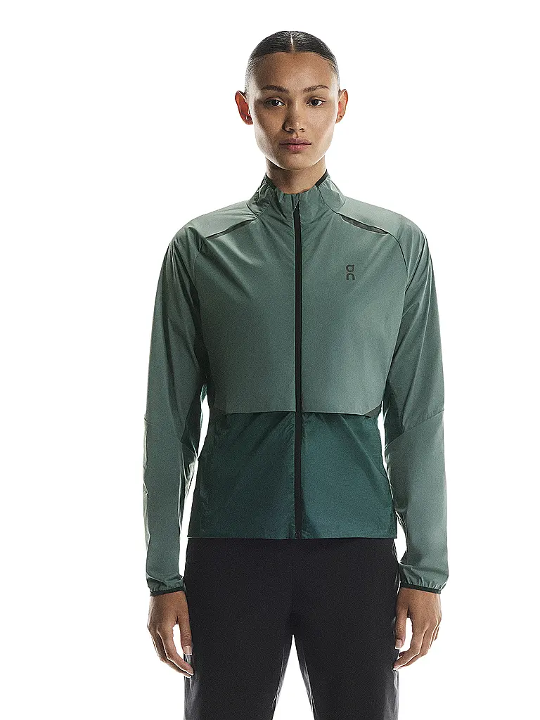 ON | Chaqueta de running Weather para mujer | Oliva