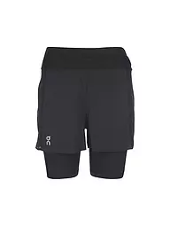 ON | Damen 2in1 Laufshort Active | Negro