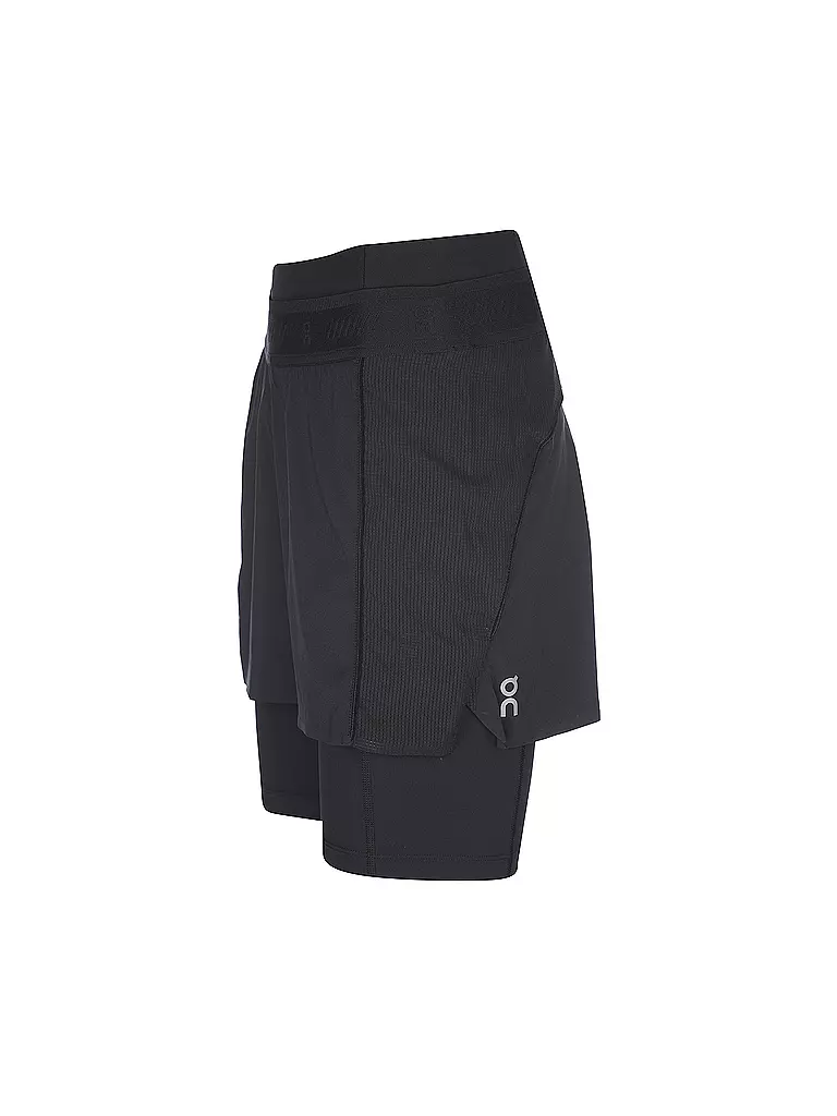 ON | Damen 2in1 Laufshort Active | Negro