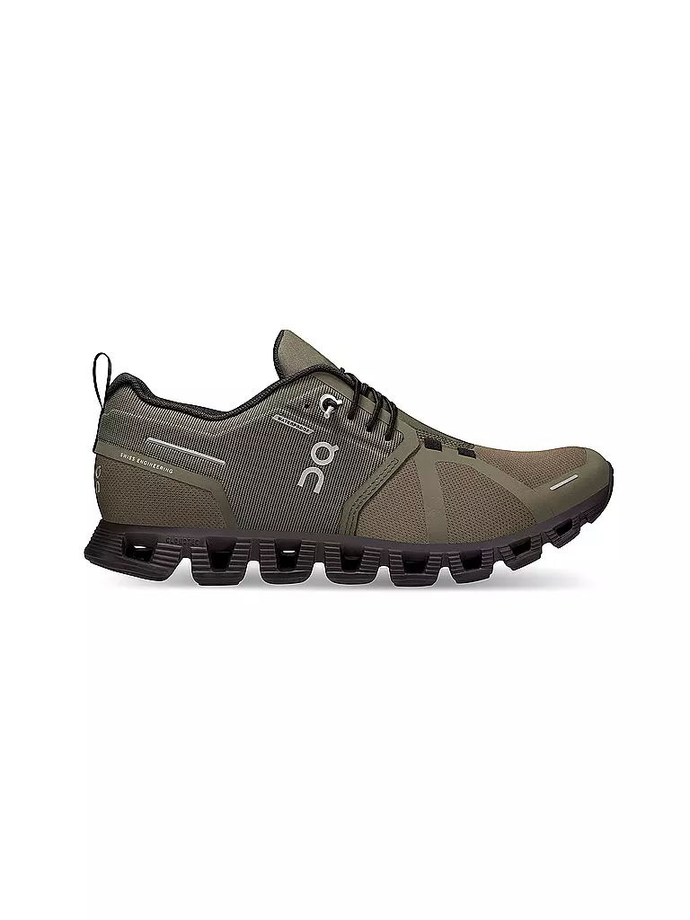 ON | Damen Freizeitschuhe Cloud 5 Waterproof OLIVE / BLACK | Oliva