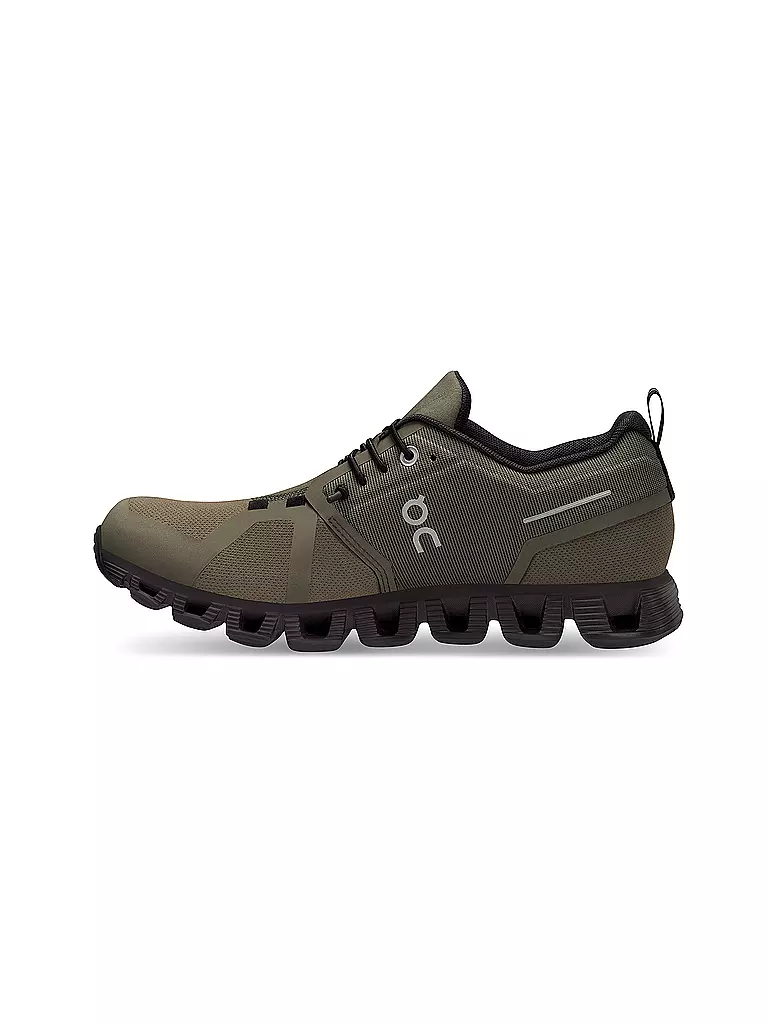 ON | Damen Freizeitschuhe Cloud 5 Waterproof OLIVE / BLACK | Oliva
