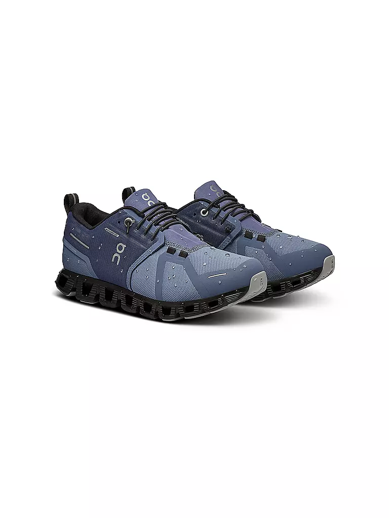 ON | Damen Freizeitschuhe Cloud 5 Waterproof SHALE MAGNET | Azul