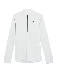 ON | Camiseta funcional con cremallera Climate para mujer | Gris claro