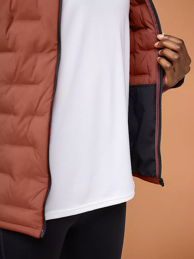 ON | Damen Hybridjacke Climate | Cobre