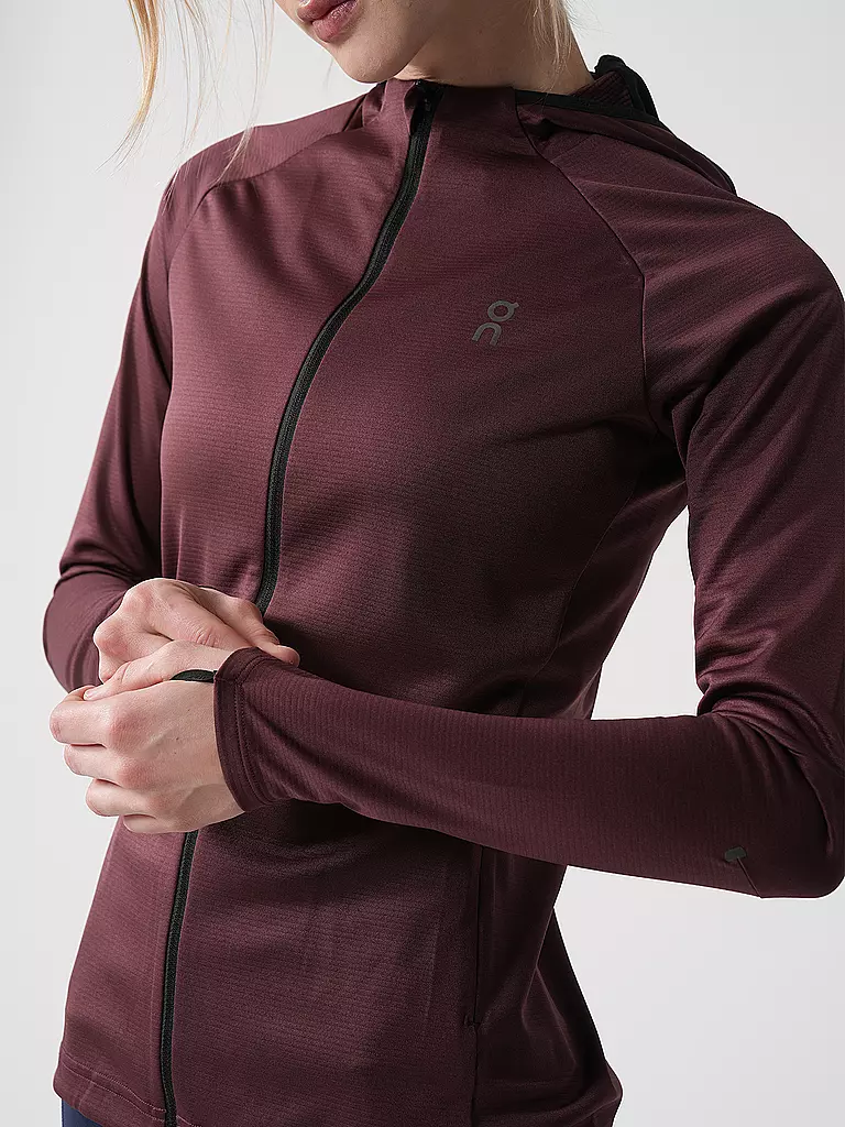 ON | Damen Laufjacke Climate Hoodie | Baya