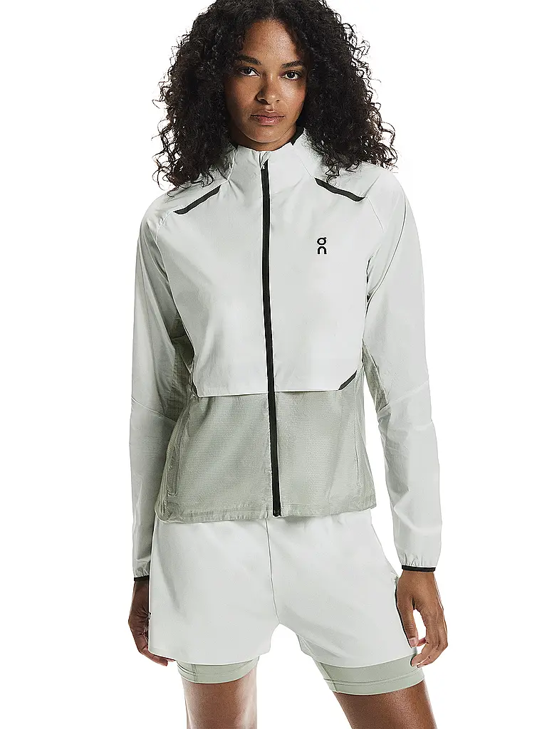 ON | Damen Laufjacke Weather | Menta