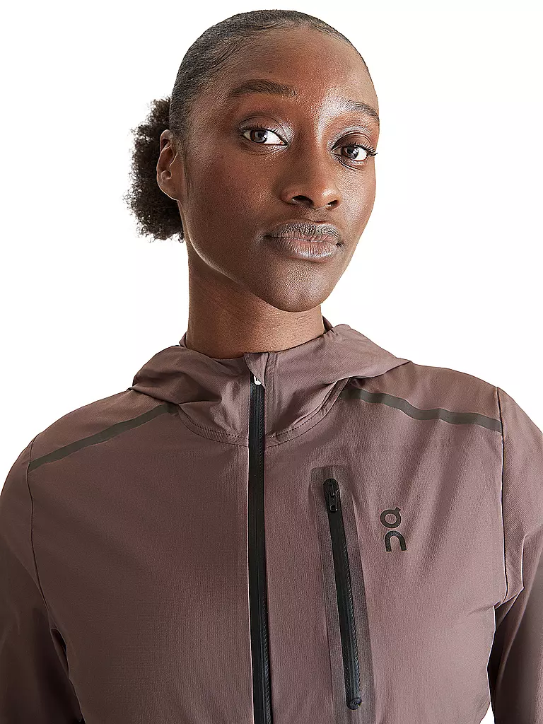 ON | Damen Laufjacke Weather | Lila