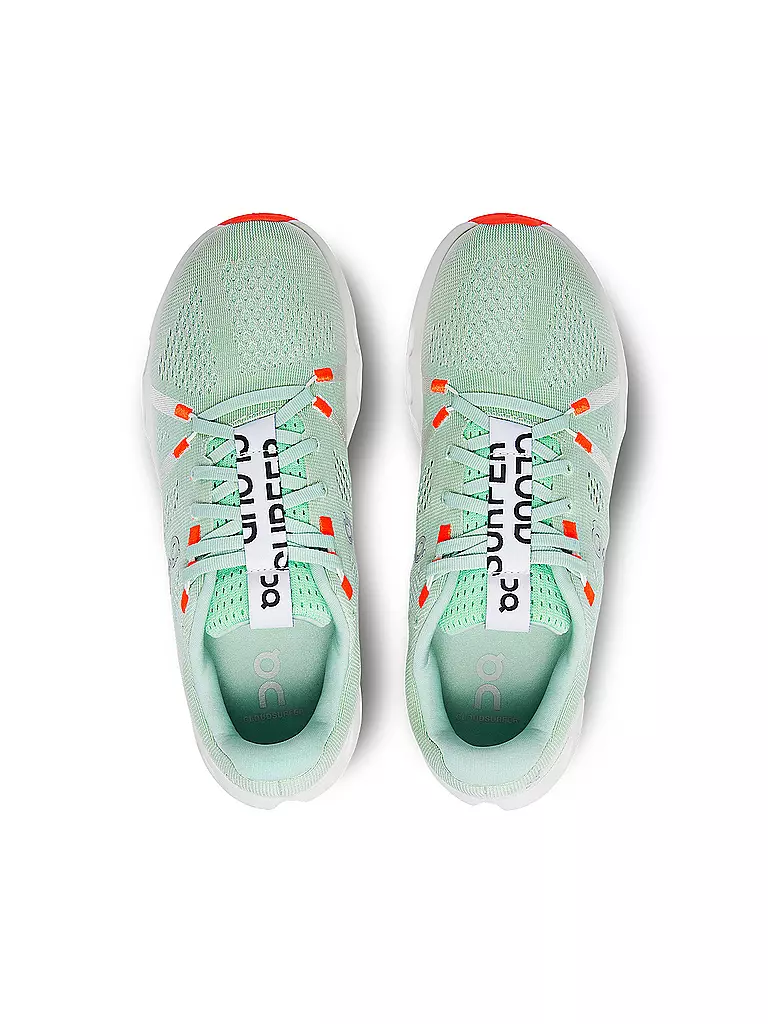 ON | Damen Laufschuhe Cloudsurfer CREEK WHITE | Verde