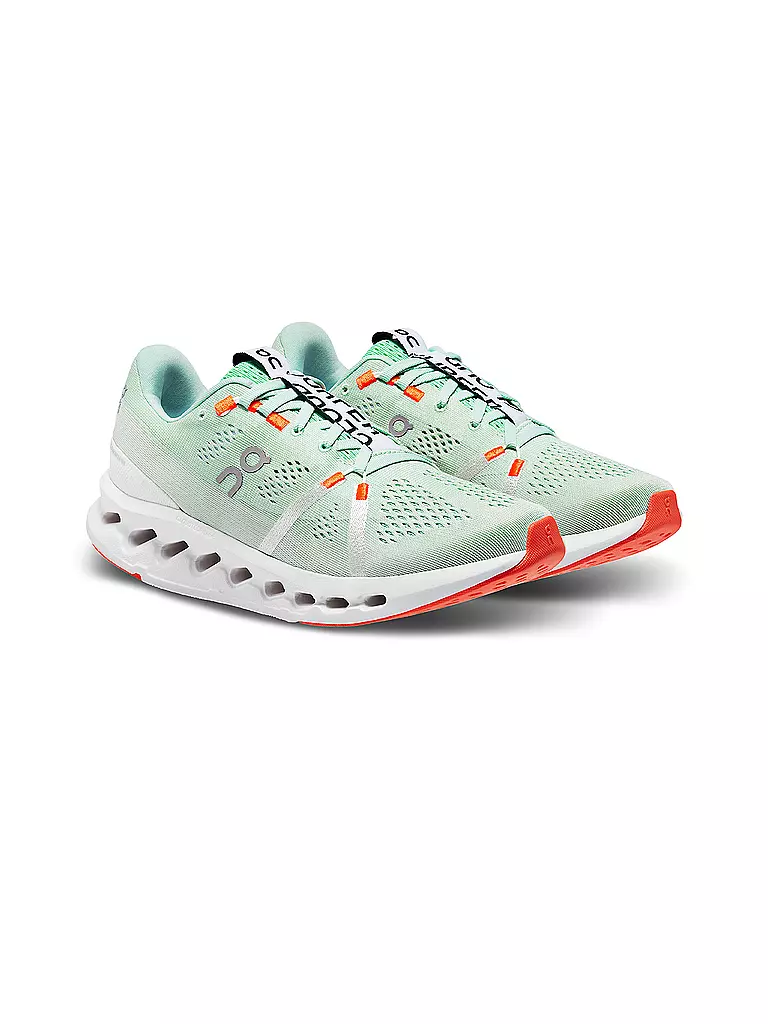 ON | Damen Laufschuhe Cloudsurfer CREEK WHITE | Verde