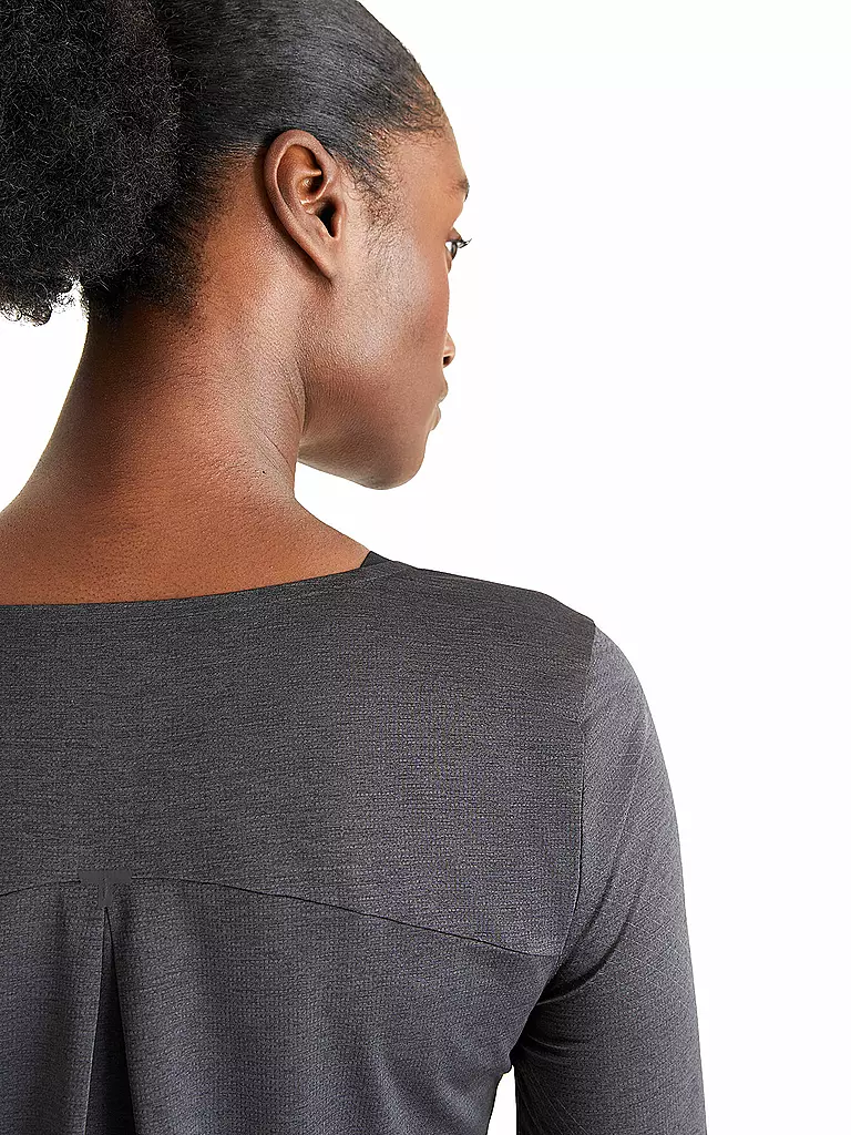 ON | Damen Laufshirt Performance Long-T Lumos | Negro