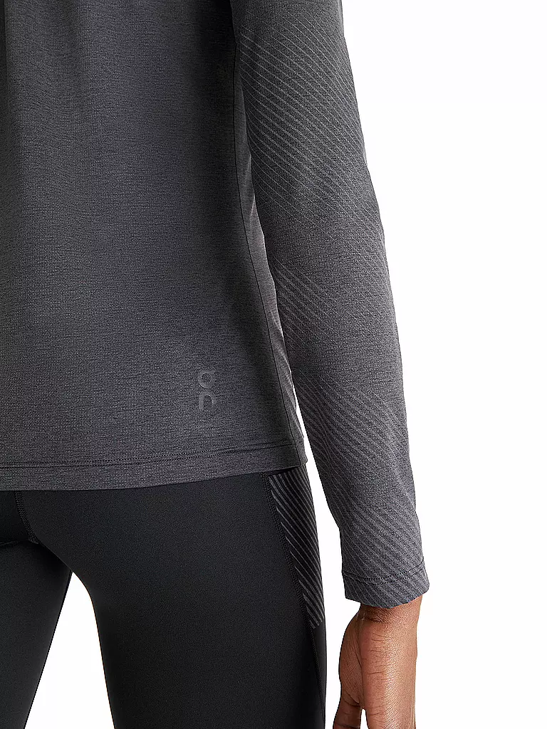 ON | Damen Laufshirt Performance Long-T Lumos | Negro