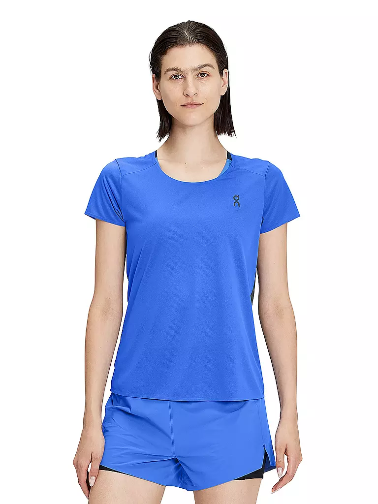 ON | Damen Laufshirt Performance-T | Azul