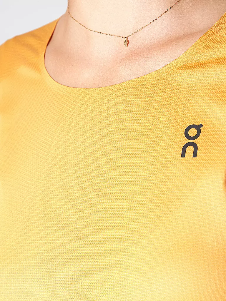 ON | Damen Laufshirt Performance-T | Naranja