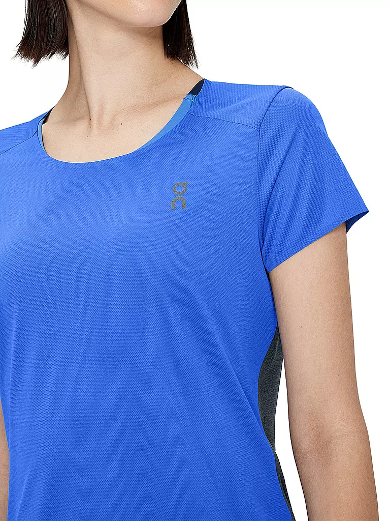 ON | Damen Laufshirt Performance-T | Azul