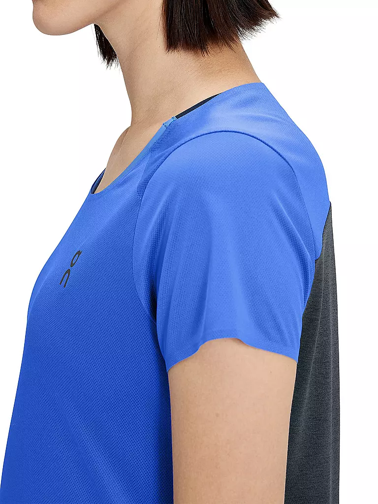 ON | Damen Laufshirt Performance-T | Azul