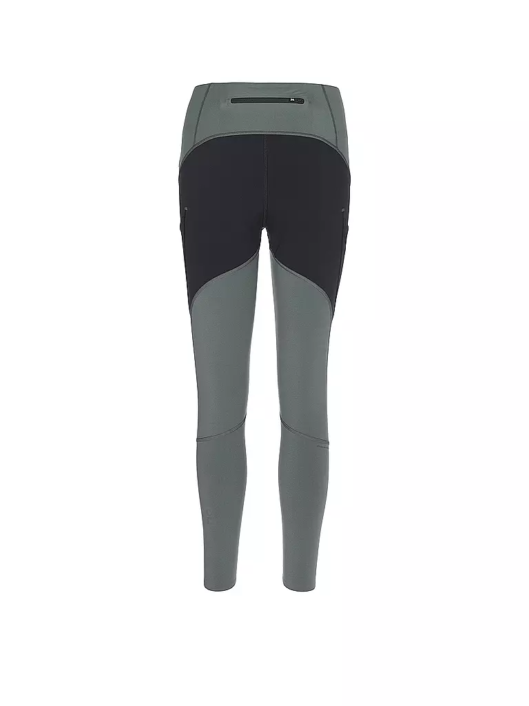 ON | Damen Tight Trek | Verde oscuro