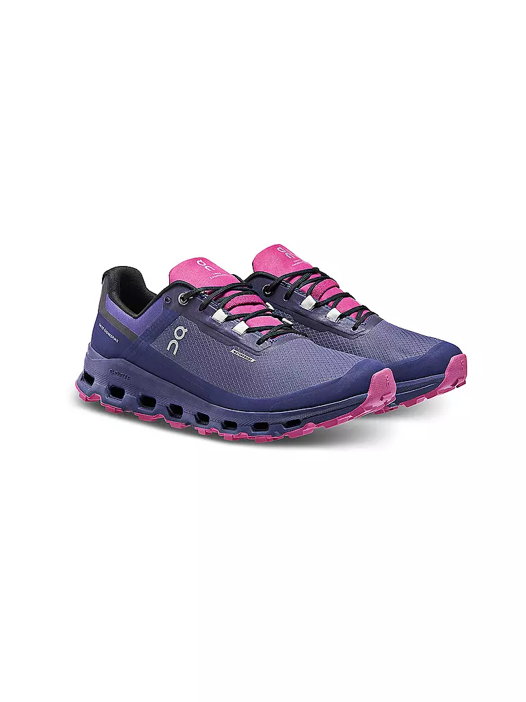 ON | Damen Traillaufschuhe Cloudvista Waterproof FLINT ACAI | Lila