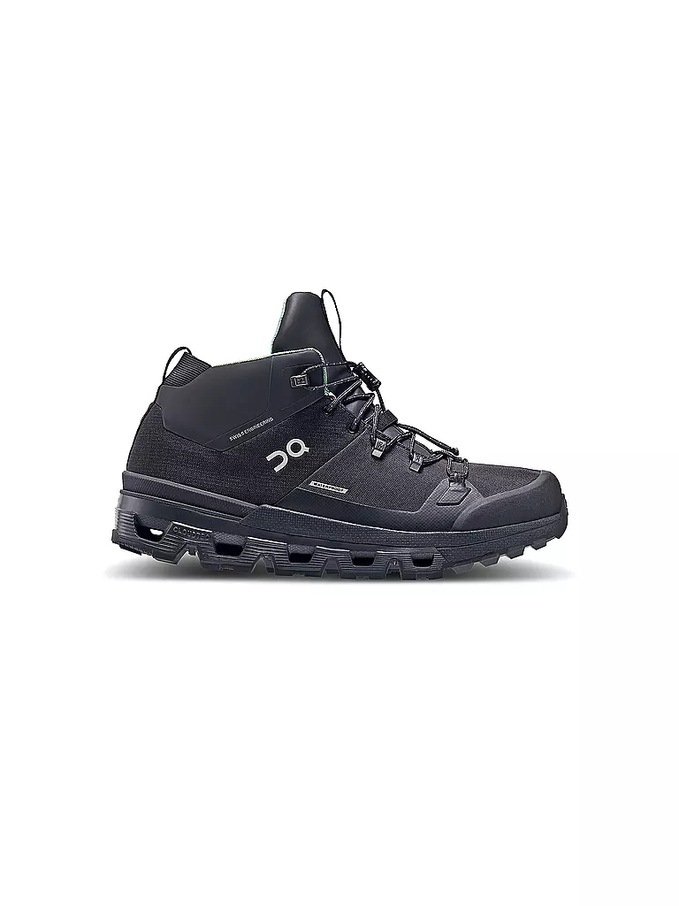 ON | Damen Wanderschuhe Cloudtrax Waterproof BLACK | Negro