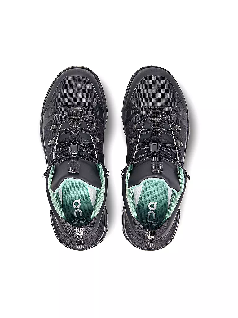 ON | Damen Wanderschuhe Cloudtrax Waterproof BLACK | Negro