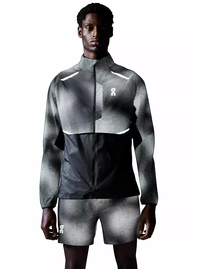 ON | Herre Laufjacke Weather Lumos | Negro