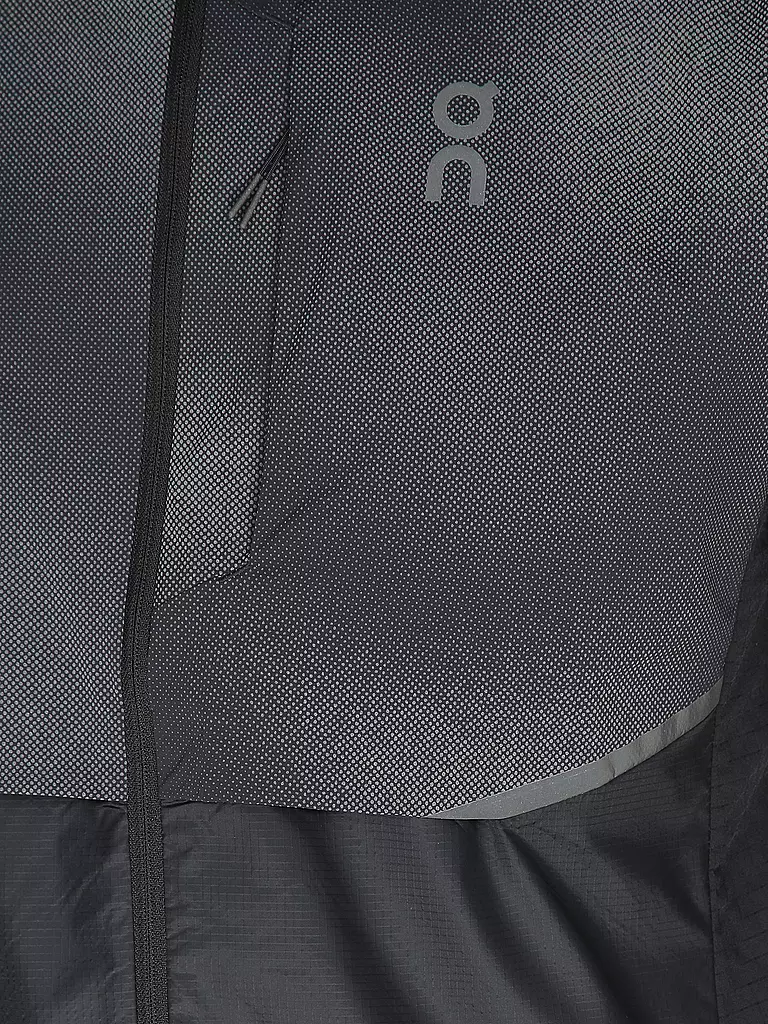 ON | Herre Laufjacke Weather Lumos | Negro