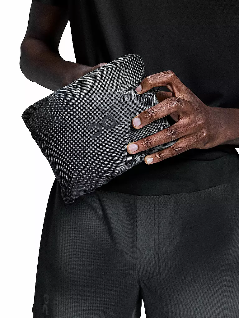 ON | Herre Laufjacke Weather Lumos | Negro