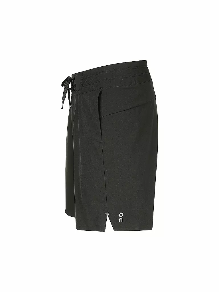 ON | Herren 2in1 Laufshort Hybrid | Negro