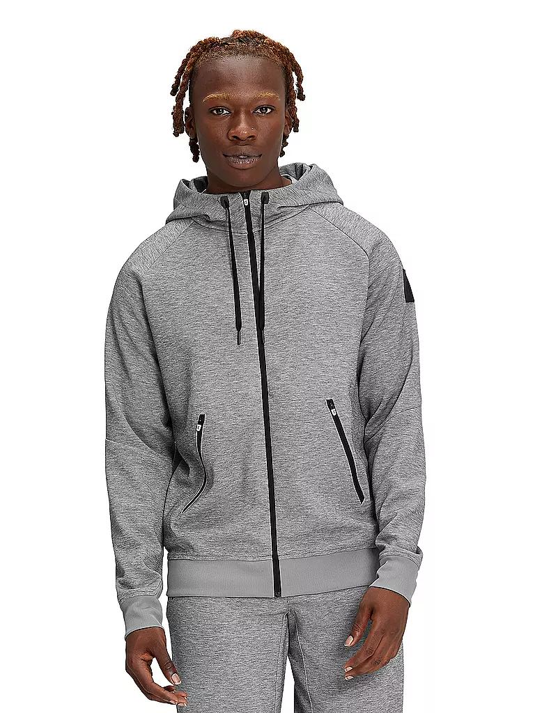 ON | Herren Kapuzenjacke Zipped Hoodie | Gris