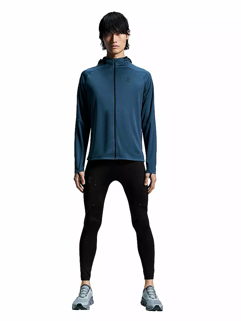 ON | Herren Laufjacke Climate Zip Hoodie | Azul