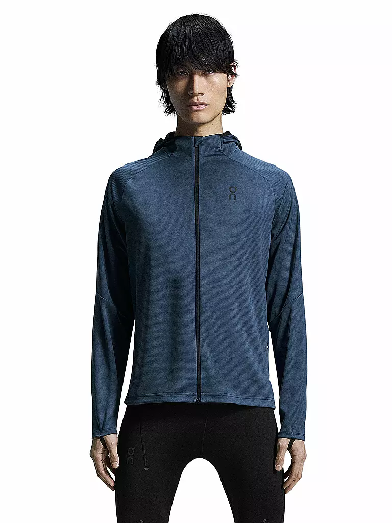 ON | Herren Laufjacke Climate Zip Hoodie | Azul