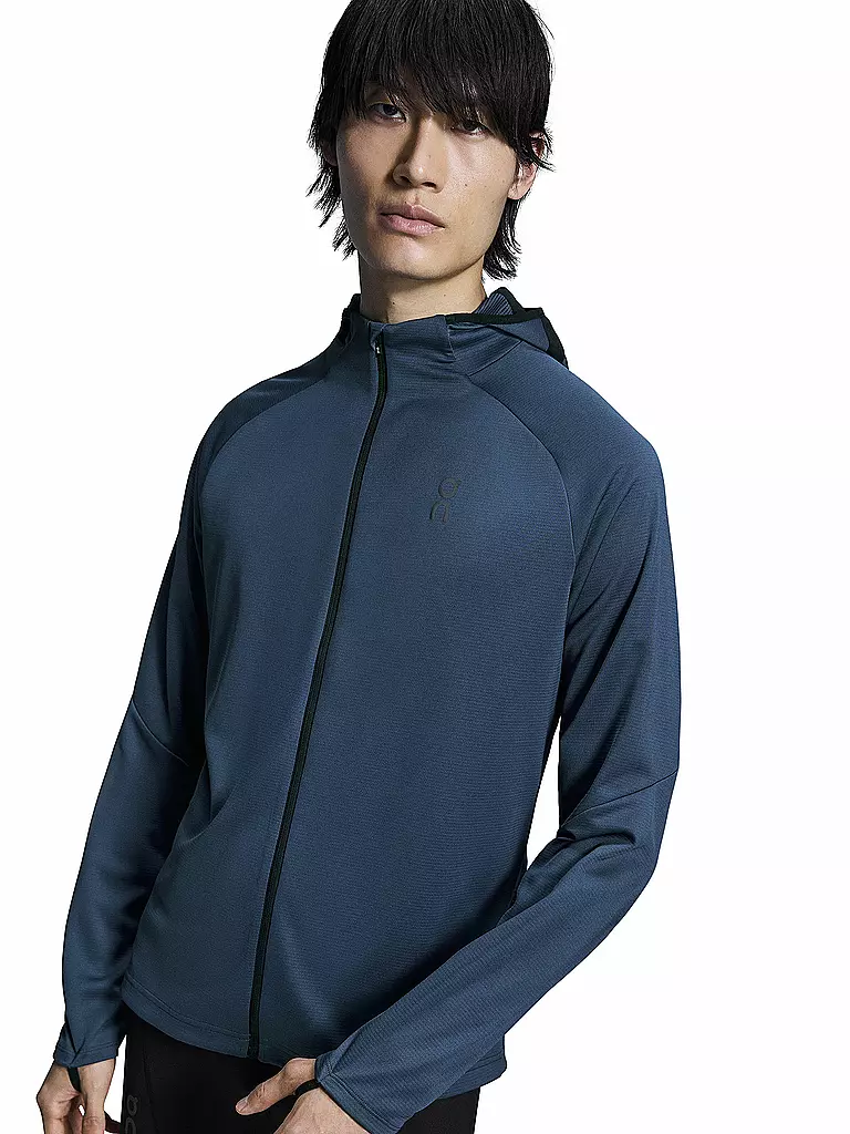 ON | Herren Laufjacke Climate Zip Hoodie | Azul