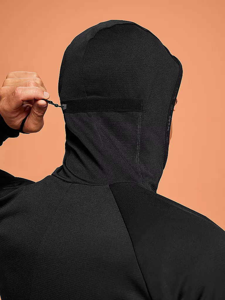 ON | Herren Laufjacke Climate Zip Hoodie | Negro