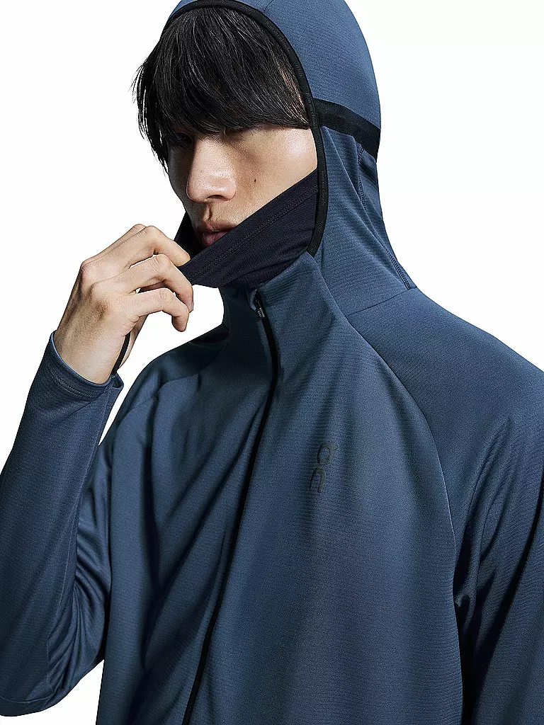 ON | Herren Laufjacke Climate Zip Hoodie | Azul