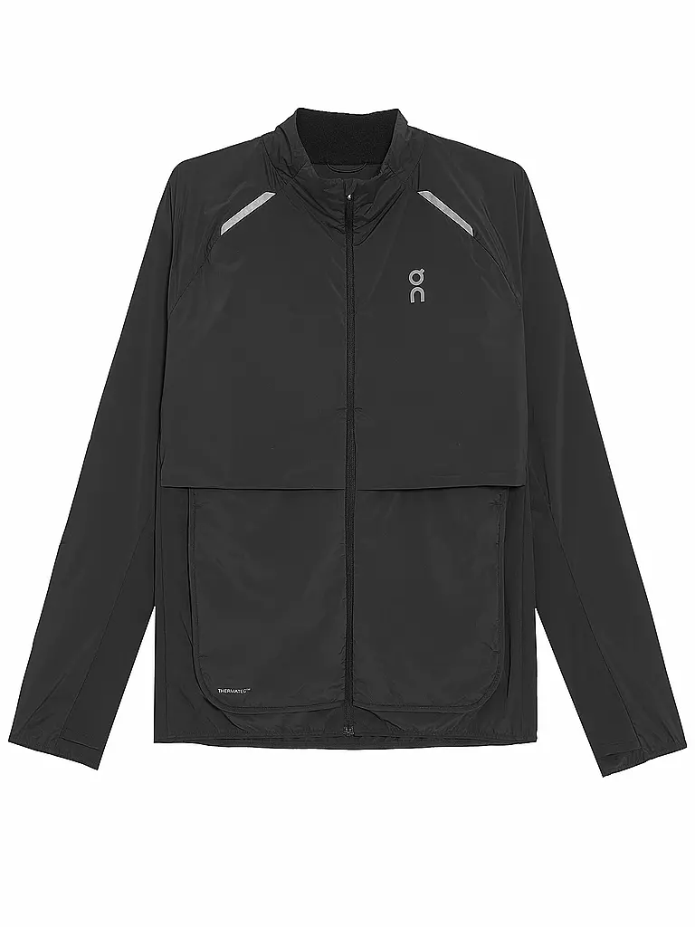 ON | Herren Laufjacke Weather Insulated | Negro