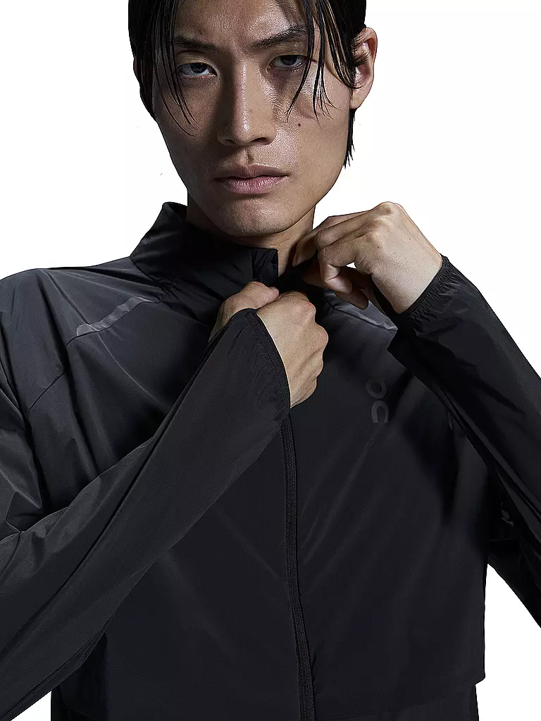 ON | Herren Laufjacke Weather Insulated | Negro