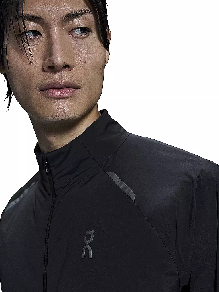 ON | Herren Laufjacke Weather Insulated | Negro