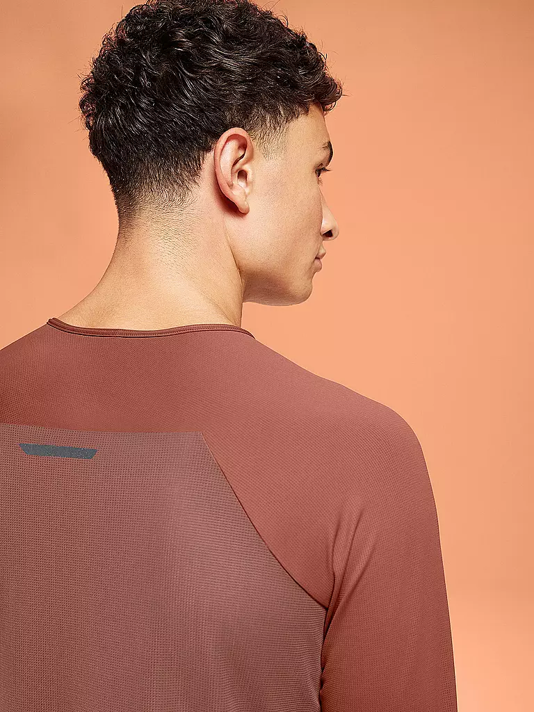 ON | Herren Laufshirt Performance Long-T | Naranja