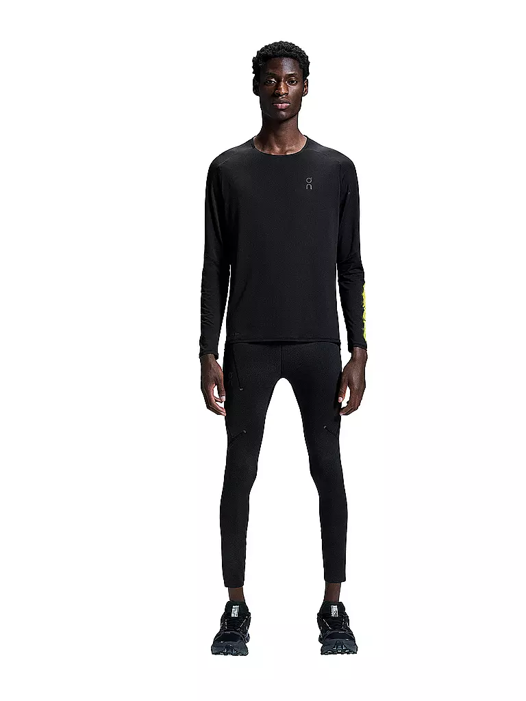 ON | Herren Laufshirt Performance Lumos | Negro