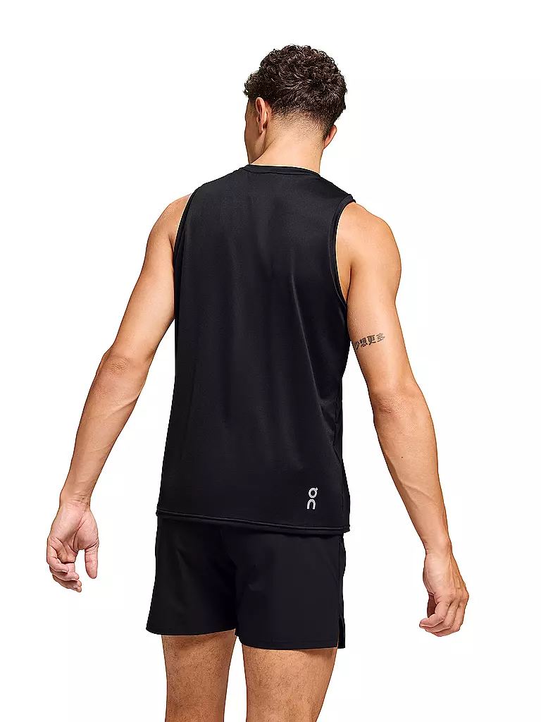 ON | Herren Laufshirt Tank Core | Negro