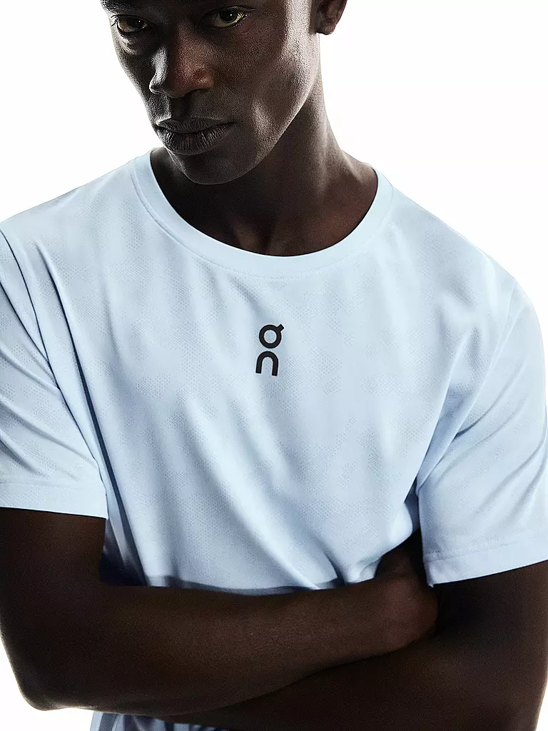 ON | Herren Laufshirt Trail-T | Azul claro