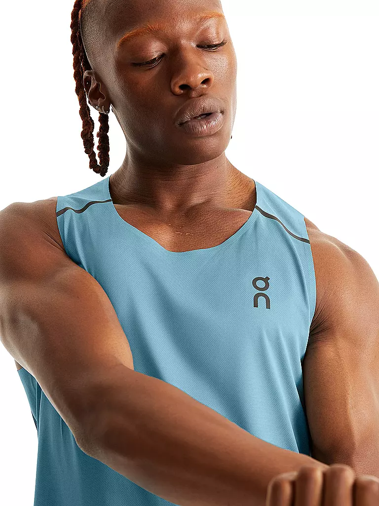 ON | Herren Lauftank Tank-T | Azul