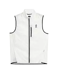 ON | Herren Laufweste Weather Vest | Blanco