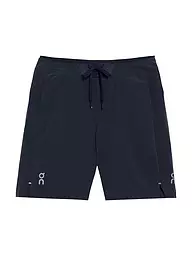 ON | Pantalón corto de running 2 en 1 Performance Hybrid para hombre | Azul oscuro